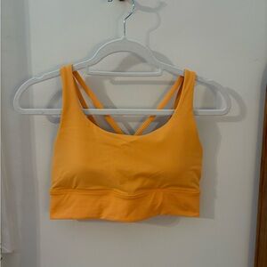 Lululemon Athletica Vibrant Orange Sports Bra